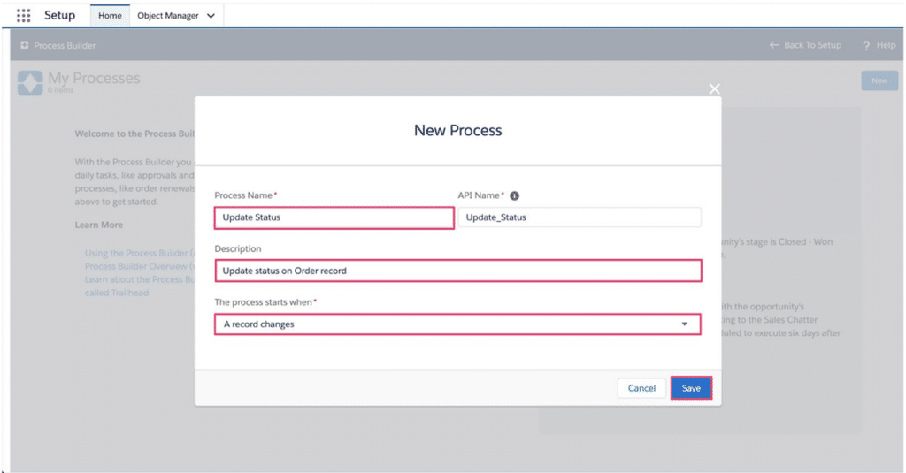 Process Builder